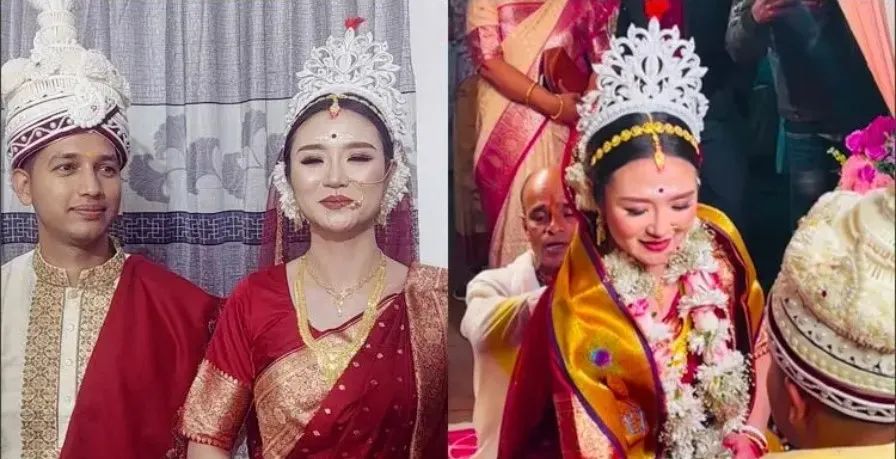 ধুমধাম আয়োজনে বাংলাদেশি যুবকের সঙ্গে সাত পাকে বাঁধা পড়লেন চীনা তরুণী